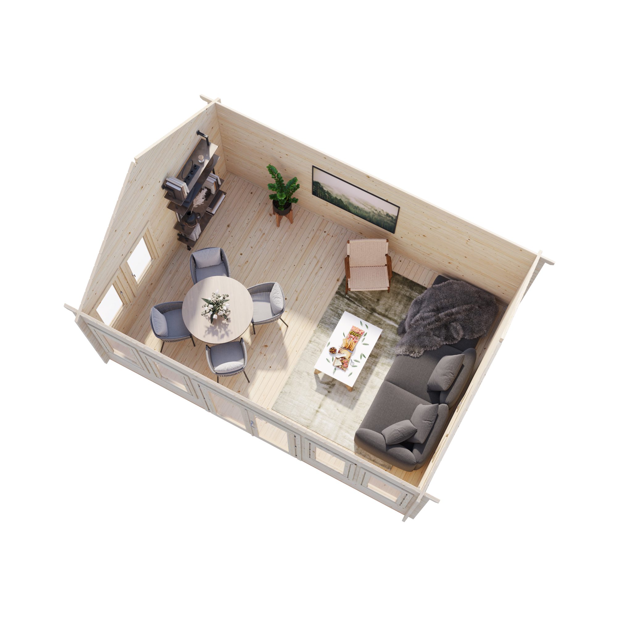Claudia 20,1 m2 (inv. 19,4 m2) Obehandlad