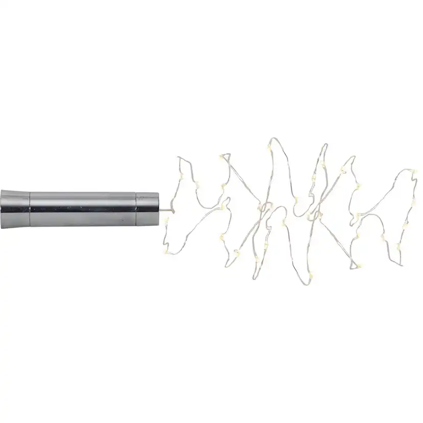 Ljusslinga Star Trading Dew Drop Tube LED 40 Ljus Batteridriven