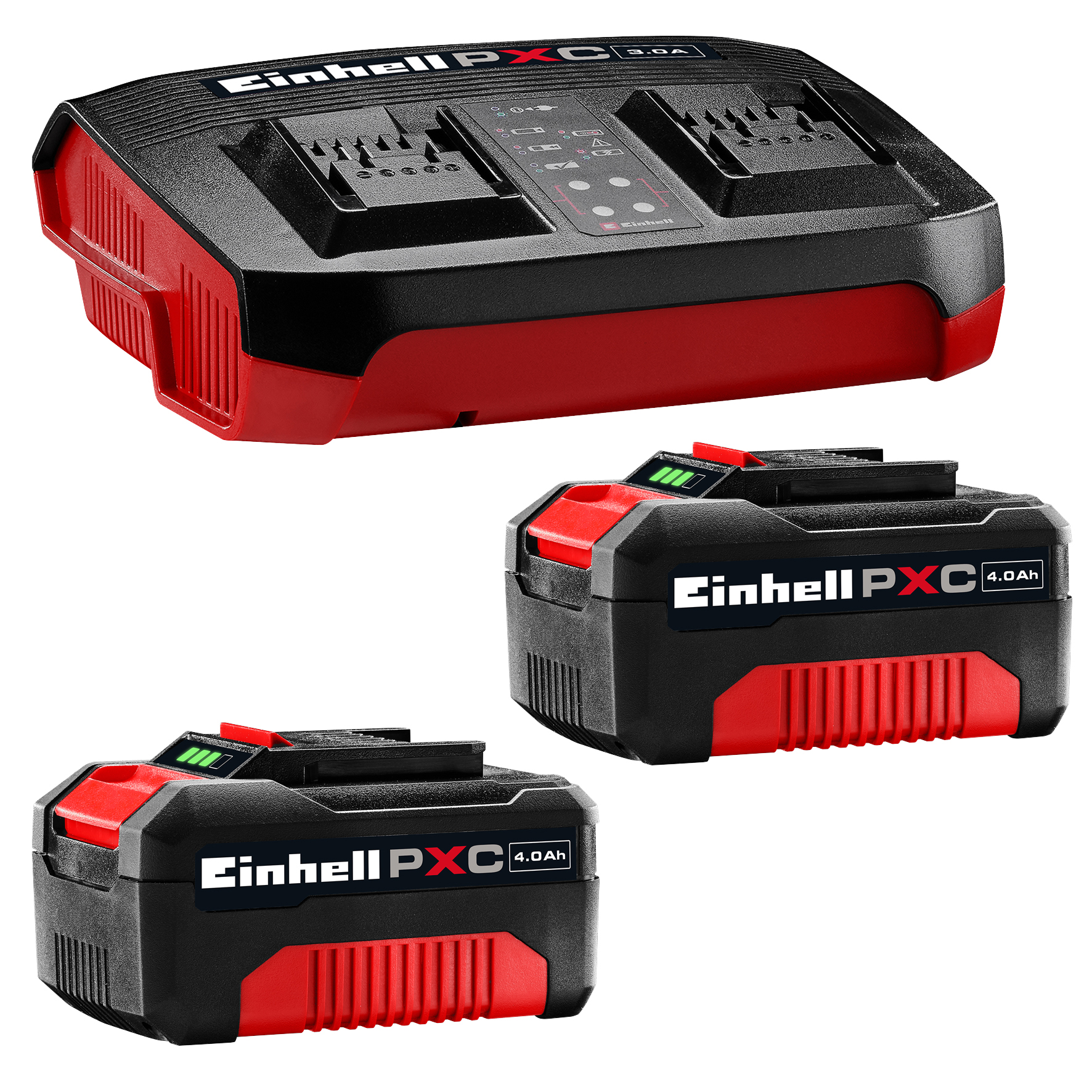 PXC-startkit Einhell 2x 4,0Ah & Twincharger Kit 1