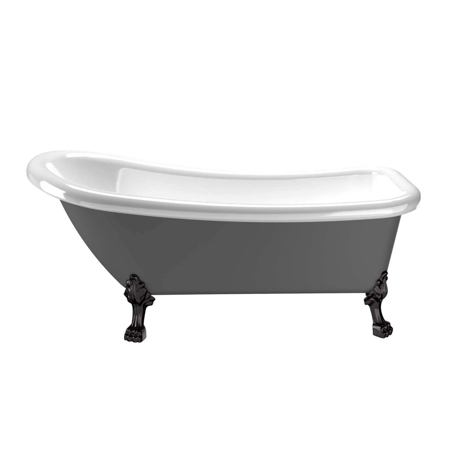 Tassbadkar Bathlife Ideal Grå