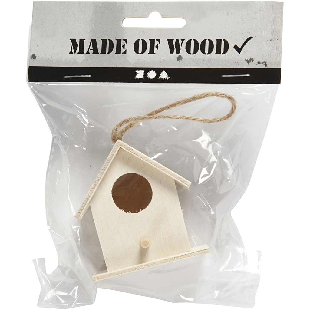 Fågelholk Creativ Company Stl 6x6 cm 1 st