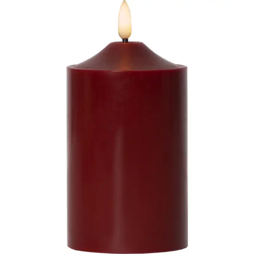 Blockljus Star Trading Flamme LED Röd Batteriljus
