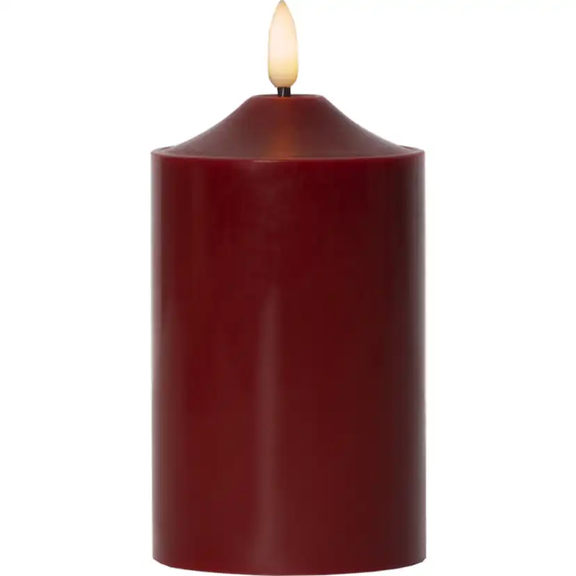 Blockljus Star Trading Flamme LED Röd Batteriljus