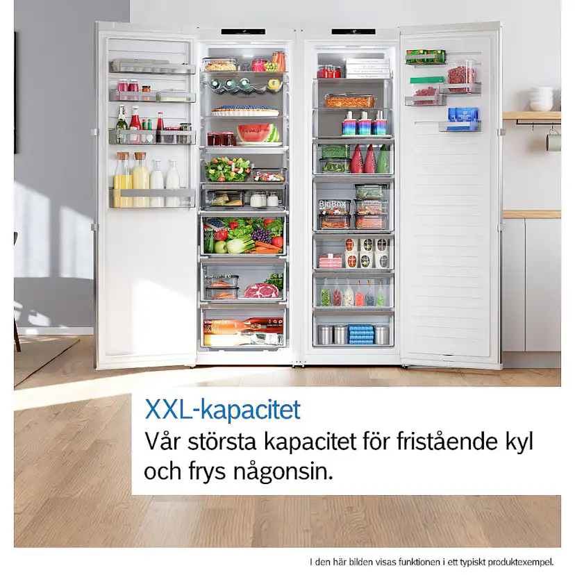 Fristående Kylskåp Bosch KSN36VWCG Series 4 Vit