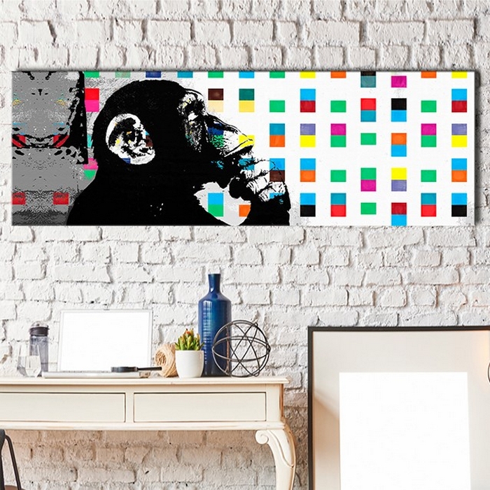 Tavla Arkiio Banksy The Thinker Monkey II