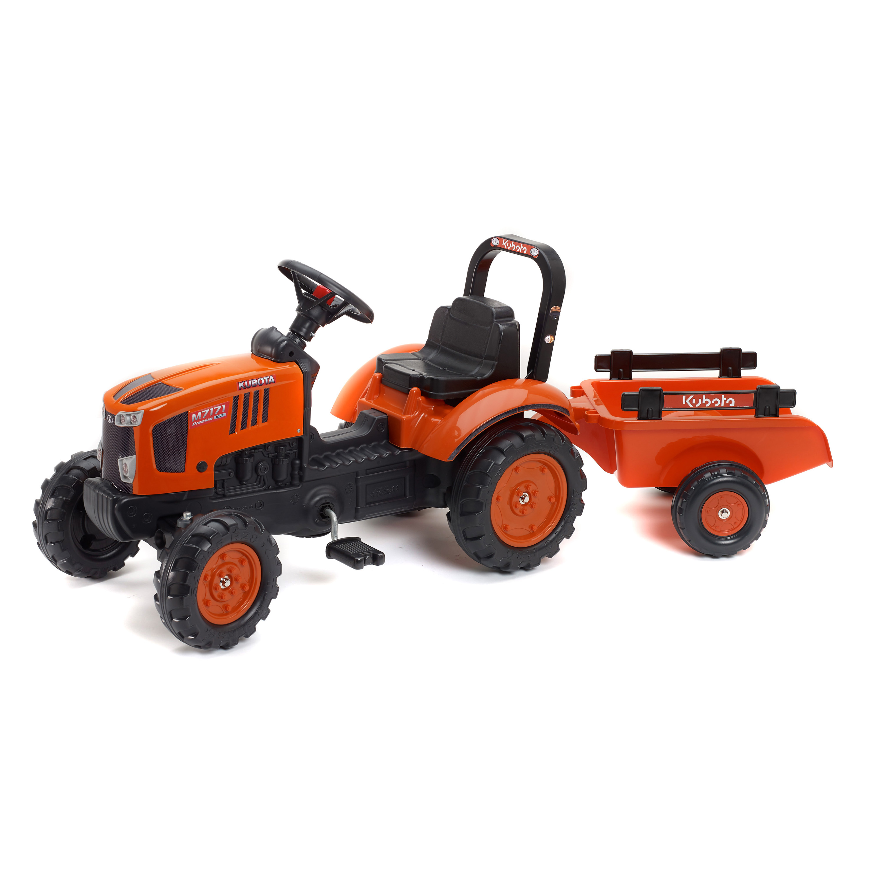 Trampbil FALK Traktor med vagn Kubota 808-060