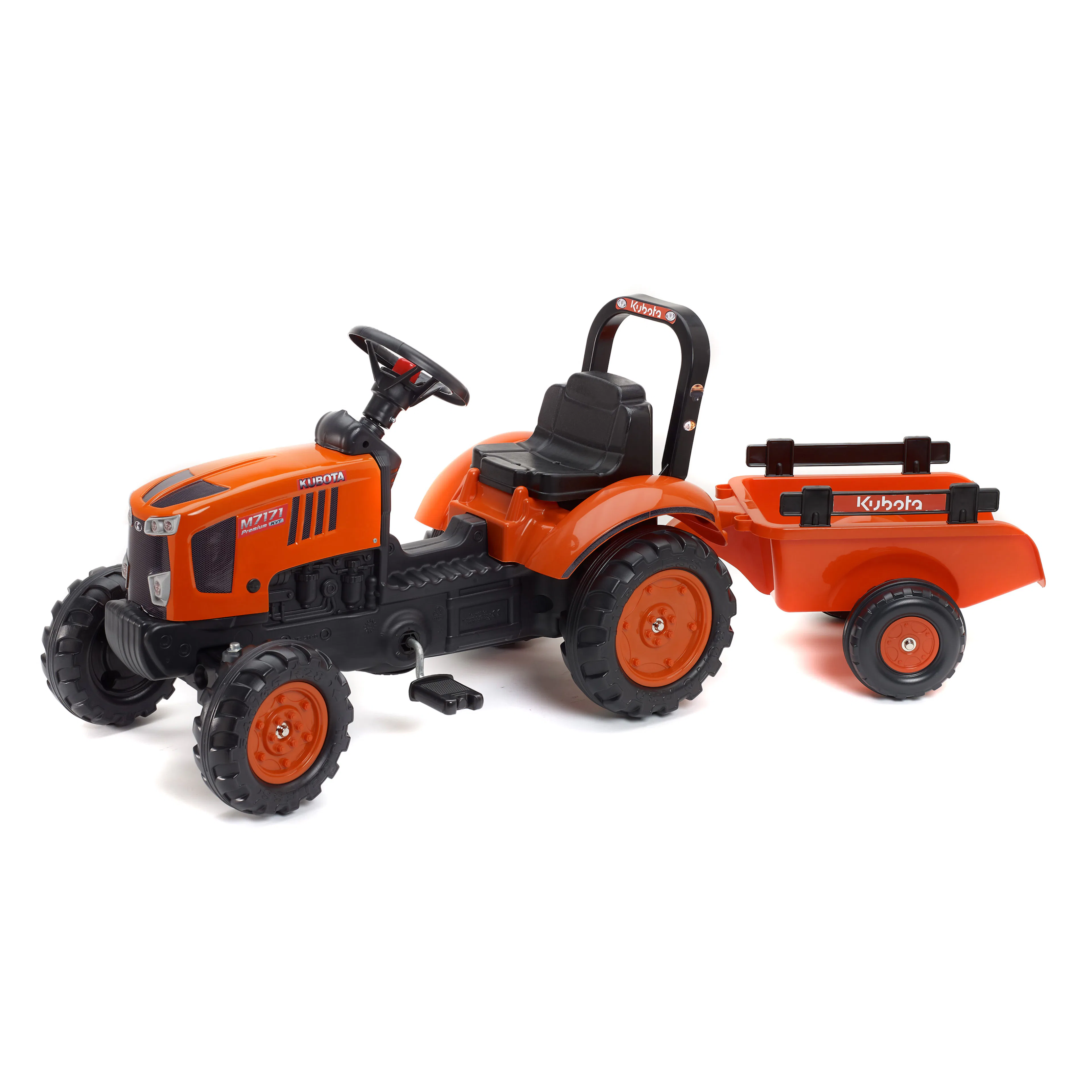 Trampbil FALK Traktor med vagn Kubota 808-060