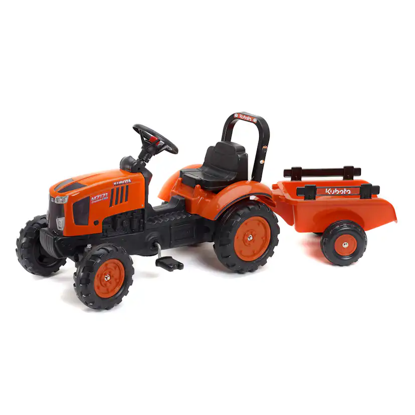 Trampbil FALK Traktor med vagn Kubota 808-060