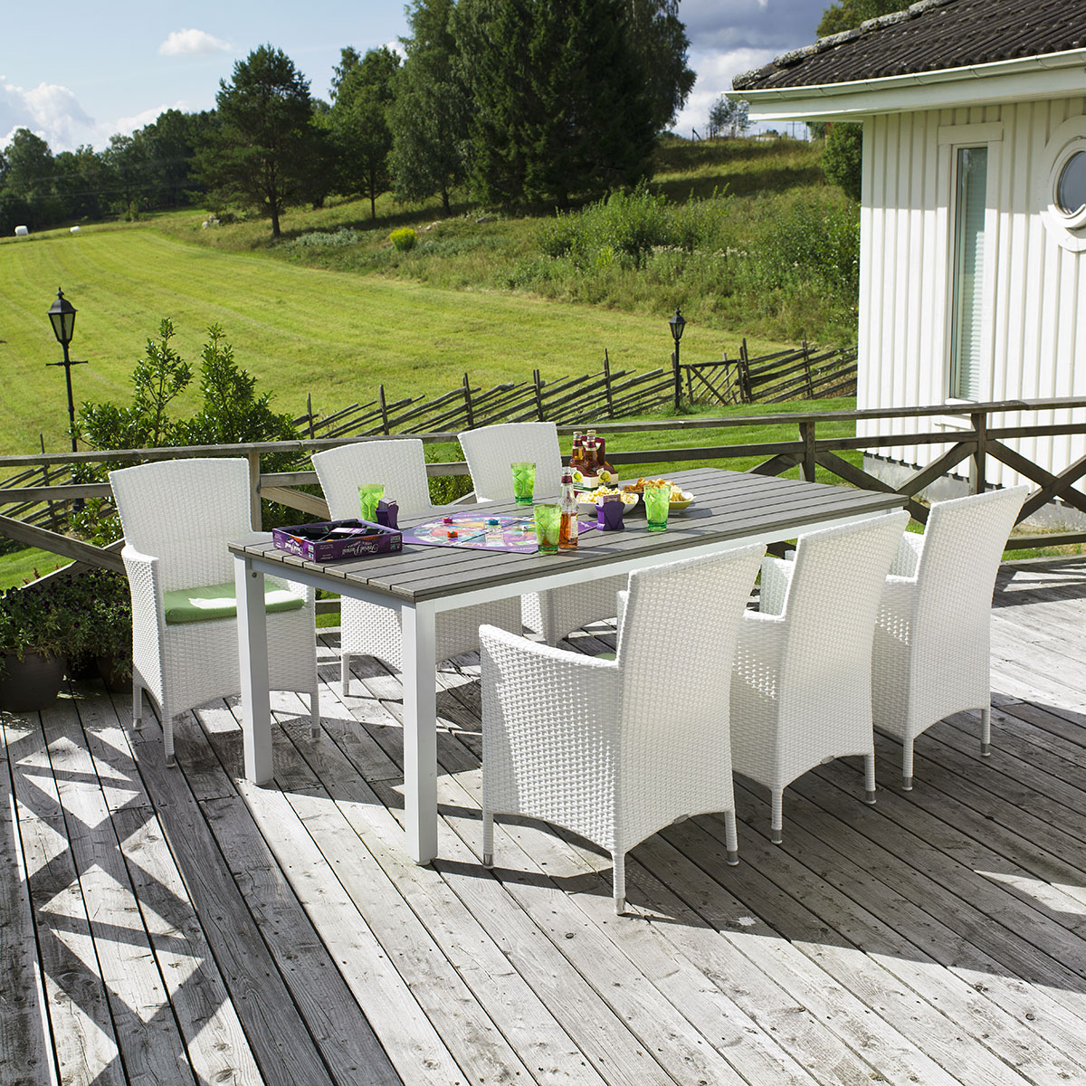 Utebord Hillerstorp Arlöv Grå