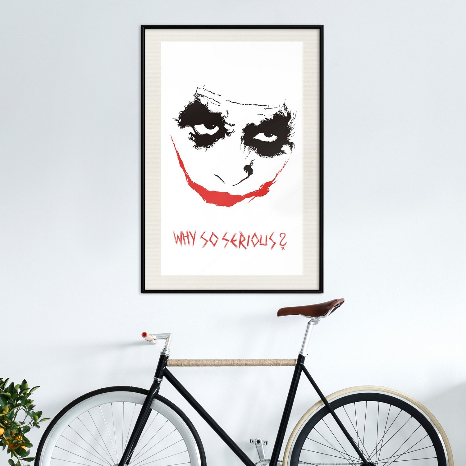 Poster Artgeist Affisch Why so Serious?