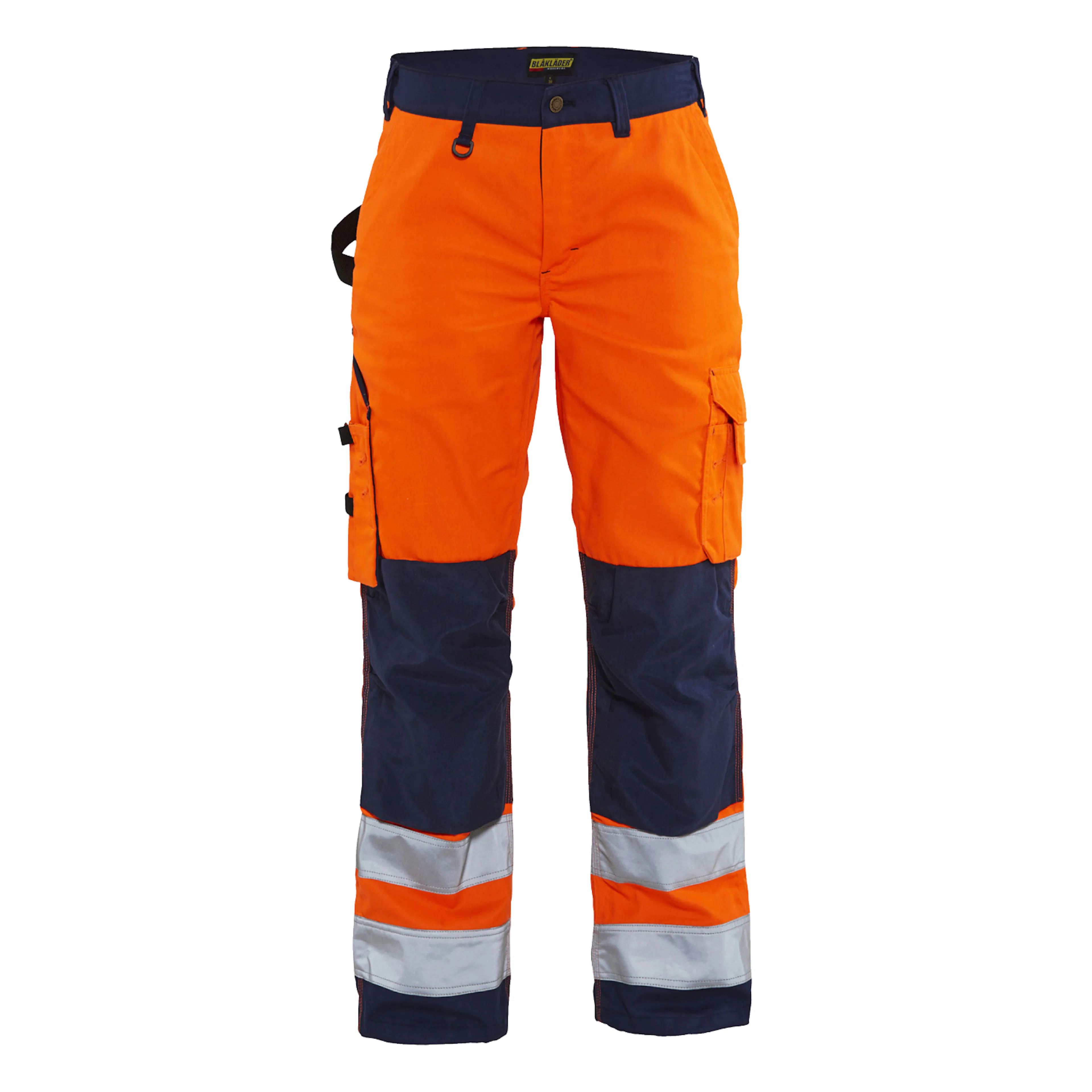 Varselorange/Marinblå