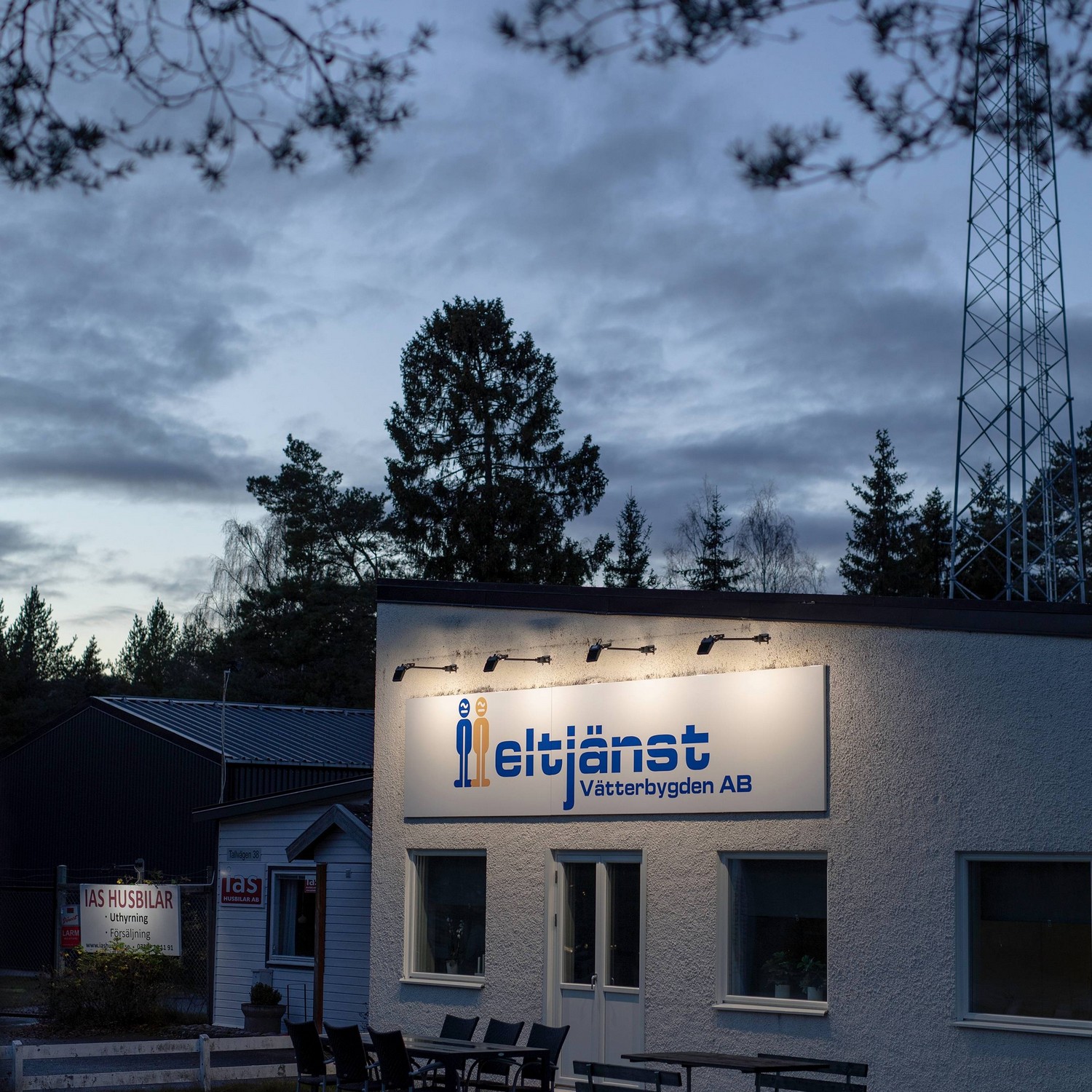 Skyltbelysnings Arm Hide-a-lite Svart