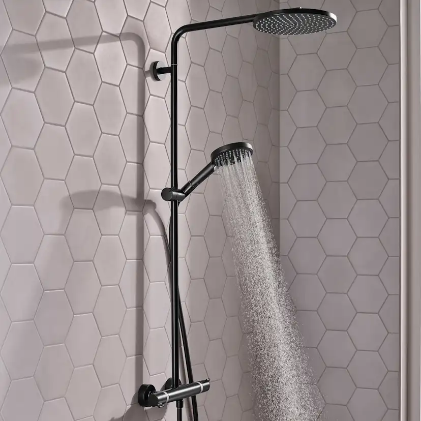 Takduschset Hansgrohe Raindance Select S Showerpipe 240 1jet PowderRain 150 cc