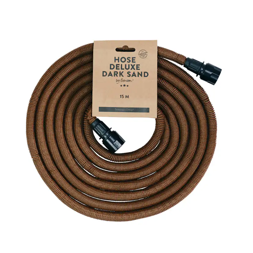 Trädgårdsslang By Benson Deluxe Mörk Sand 15 m