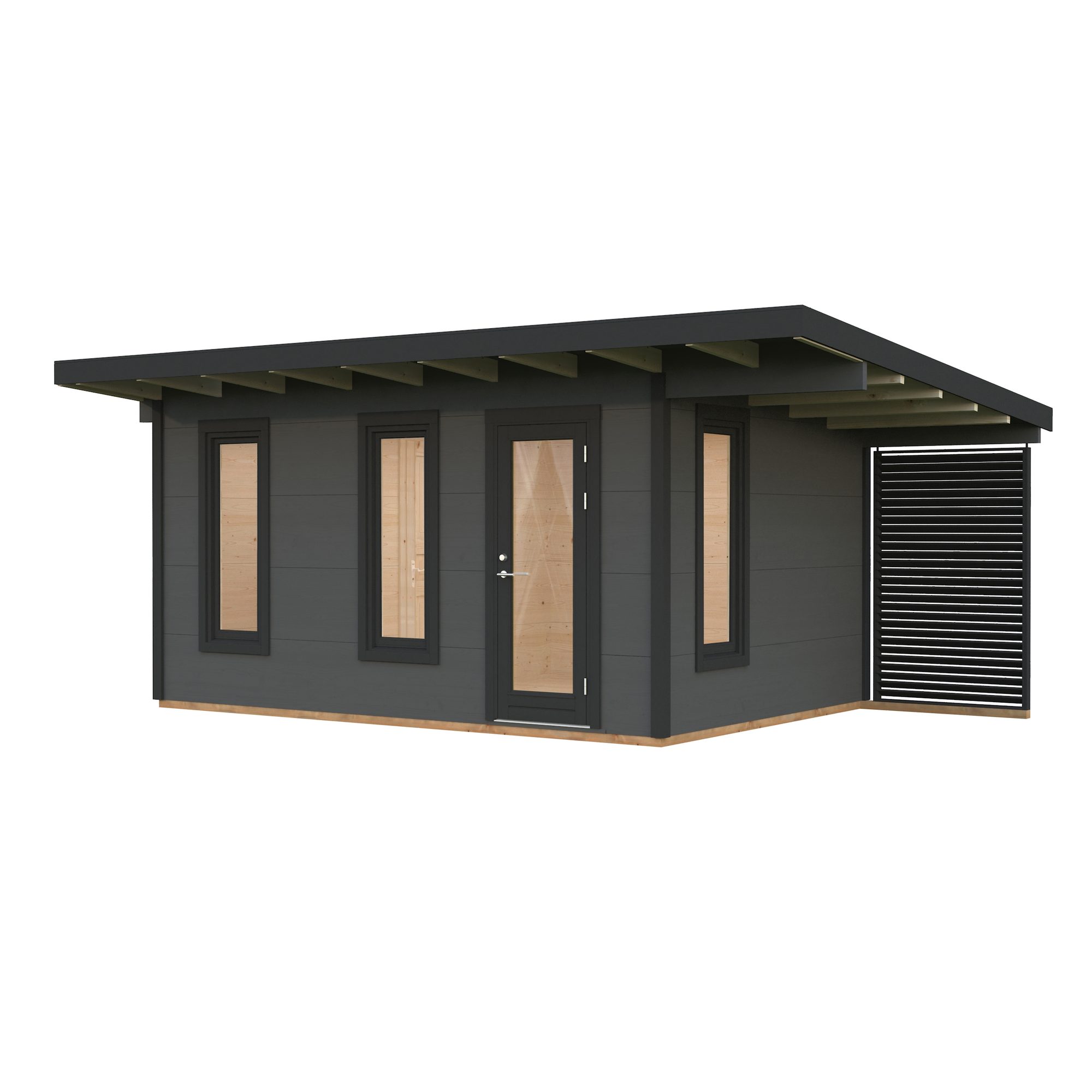 Trädgårdshus Palmako Grace 13,4+4,1 m2