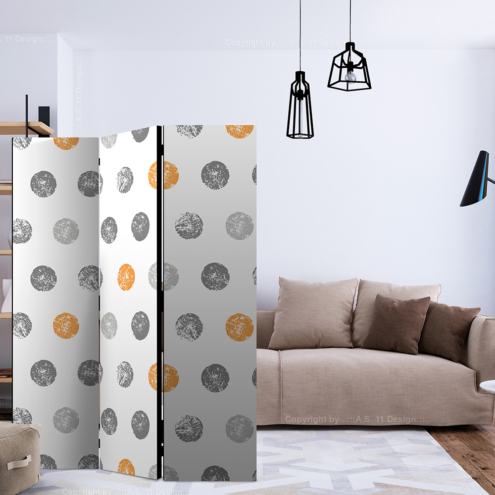 Rumsavdelare Skärmvägg Arkiio Round Stamps 135x172 cm