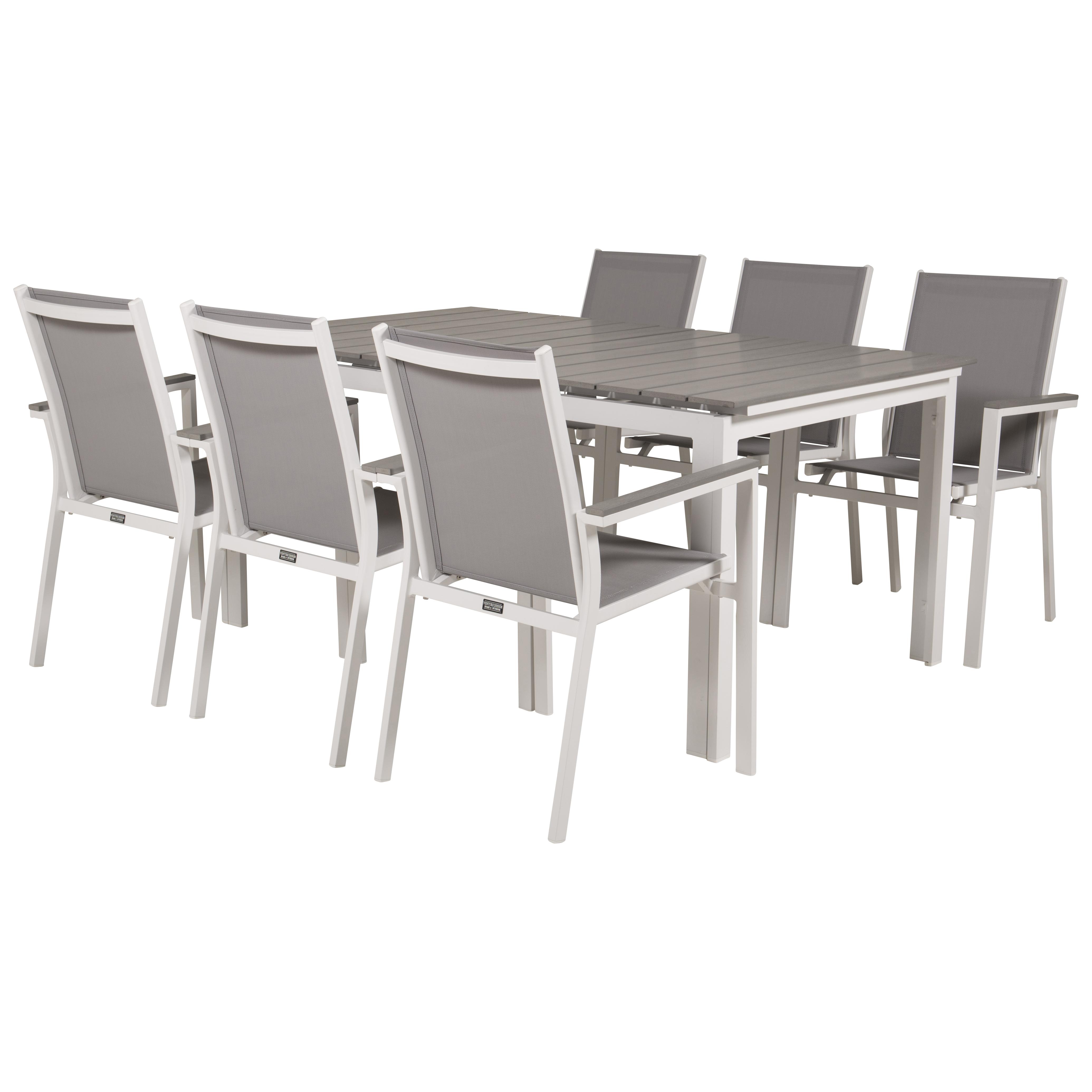 Matgrupp Venture Home Lova 160/240 med 6 Pincy Stolar