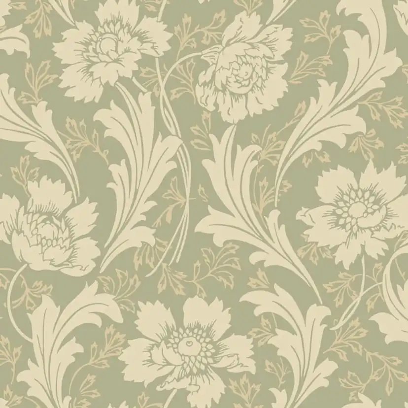 Mönstrade Tapeter Duro Villastaden Classic Paper Jugendstil