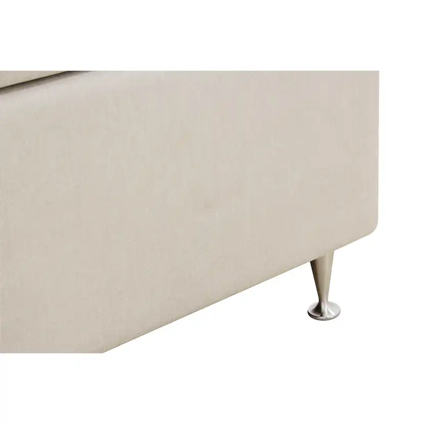 Hilton Lyx Komplett Sängpaket 180x200 cm Kontinentalsäng med Ljusbeige