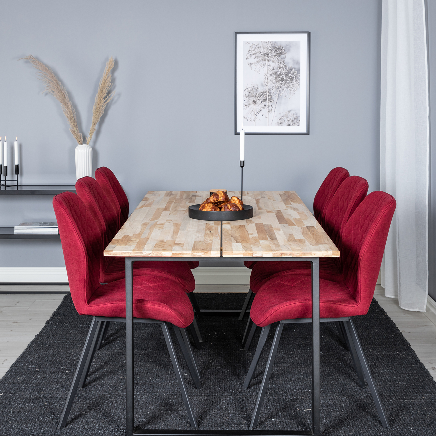 Matgrupp Venture Home Cirebon med 6 Gemma Stolar