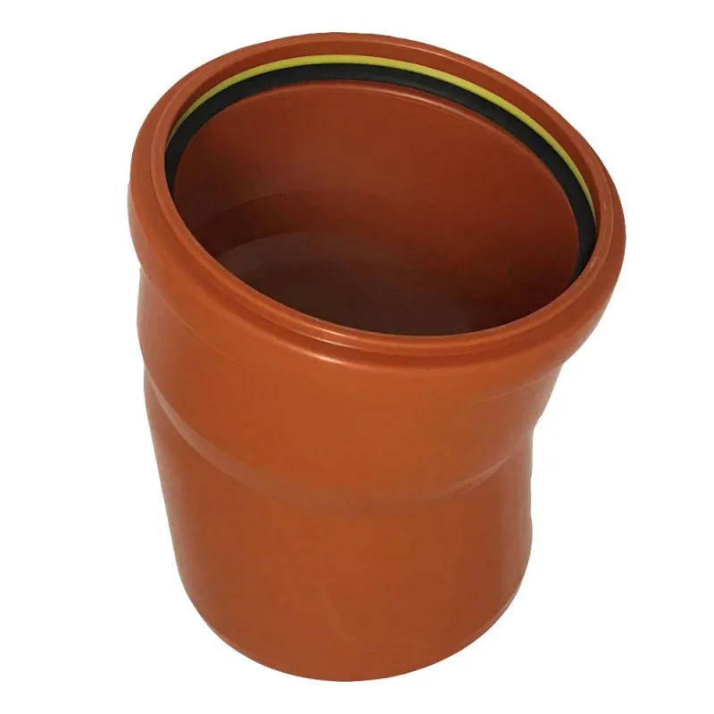Markavloppsböj PP 110mm 15° PP 110mm 15°