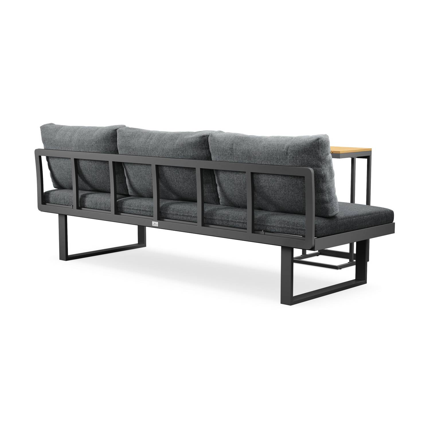 Utesoffa deNoord Samira Fällbar Utesoffa med soffbord - Solsäng i aluminium