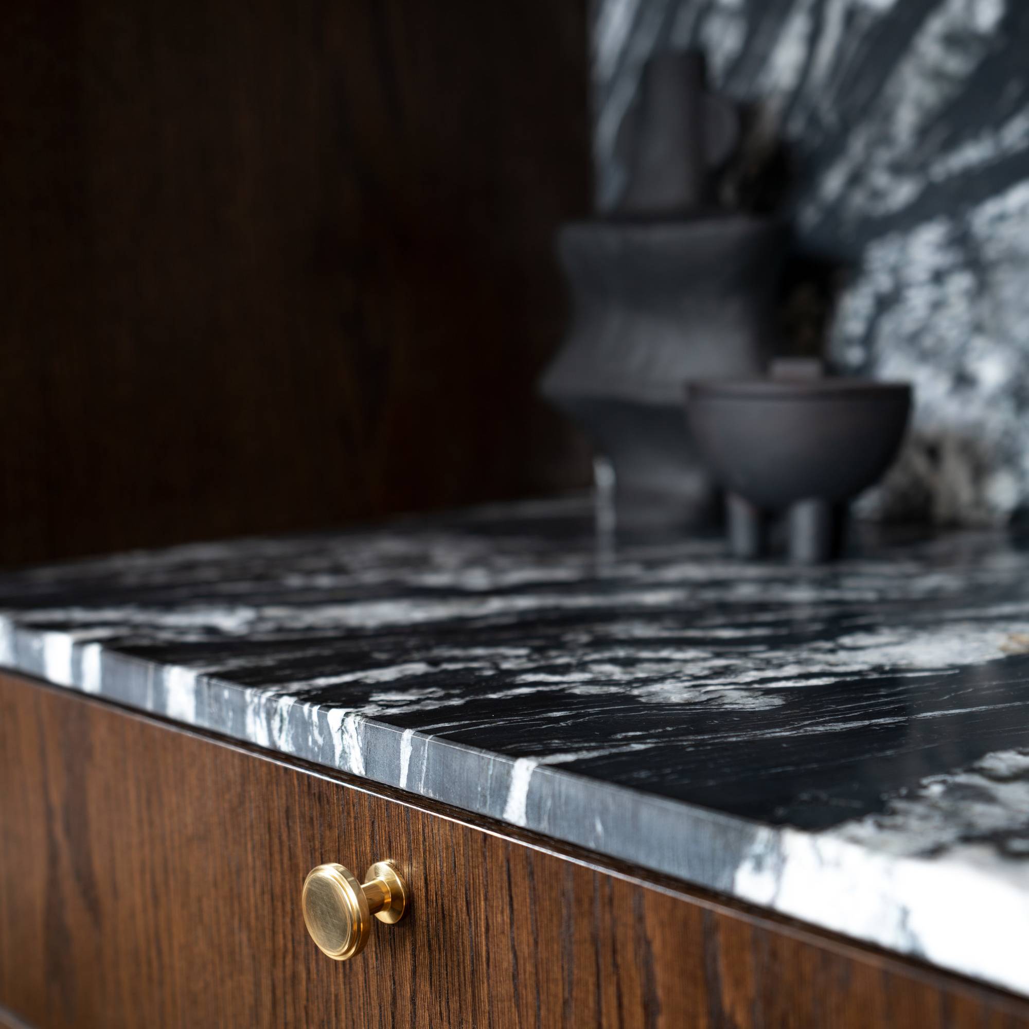 Knopp Uno Ø30 mm mässing Mässing