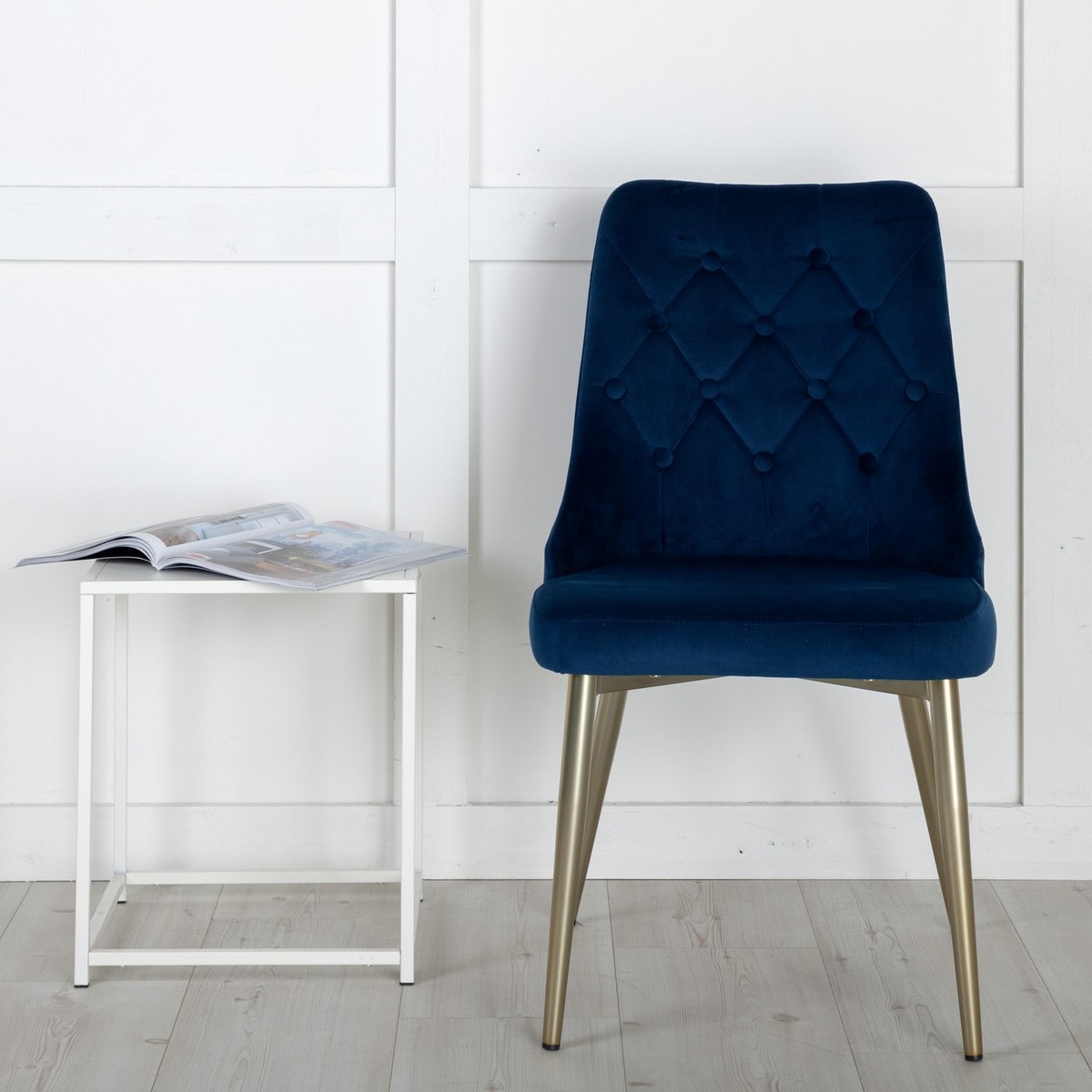 Matstol Venture Home Velvet Deluxe Matt Mässing Ben