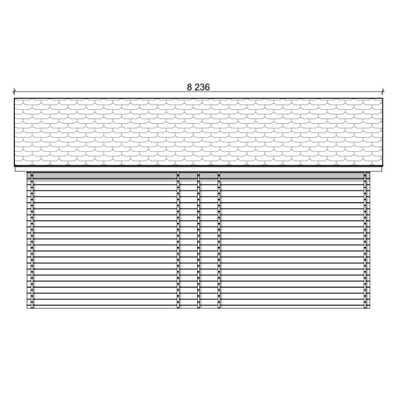 Husvagnsgarage LP Garden AT30T (29,9 m²)