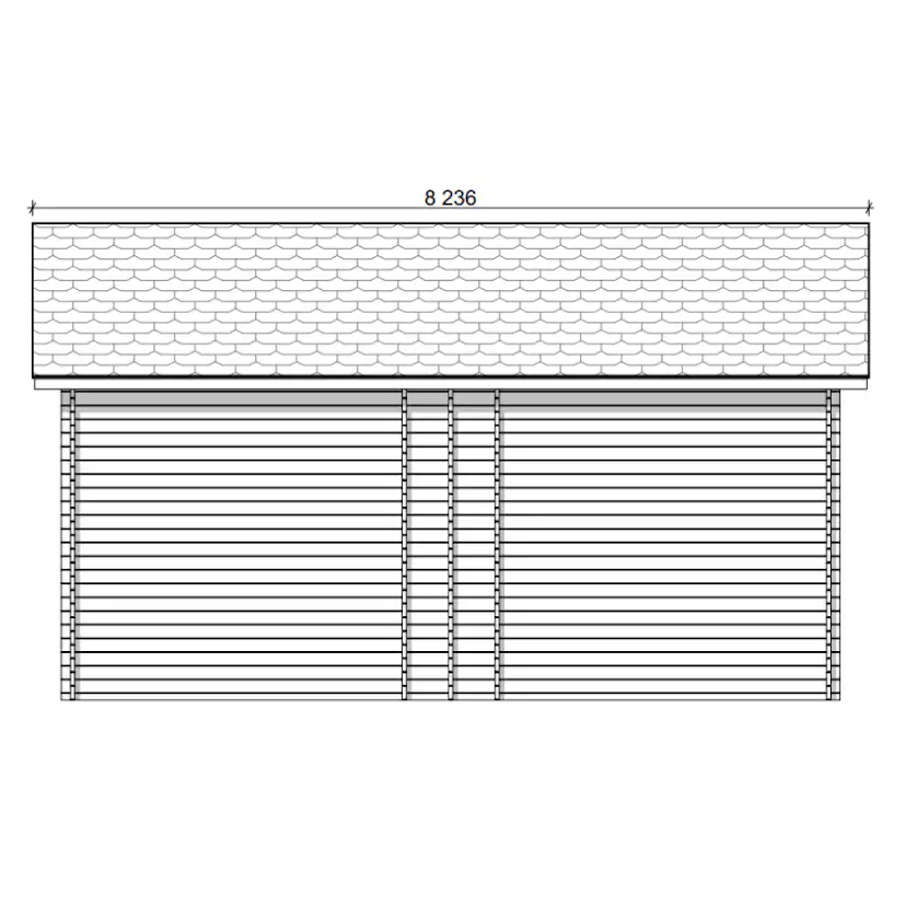 Husvagnsgarage LP Garden AT30T (29,9 m²)