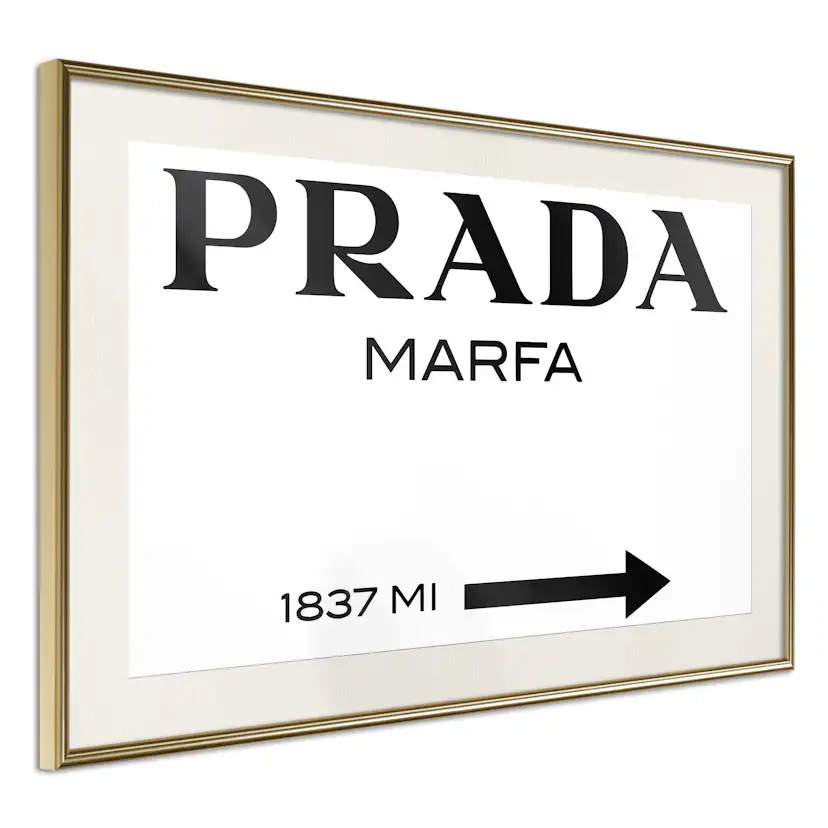 Poster Artgeist Affisch Prada Marfa