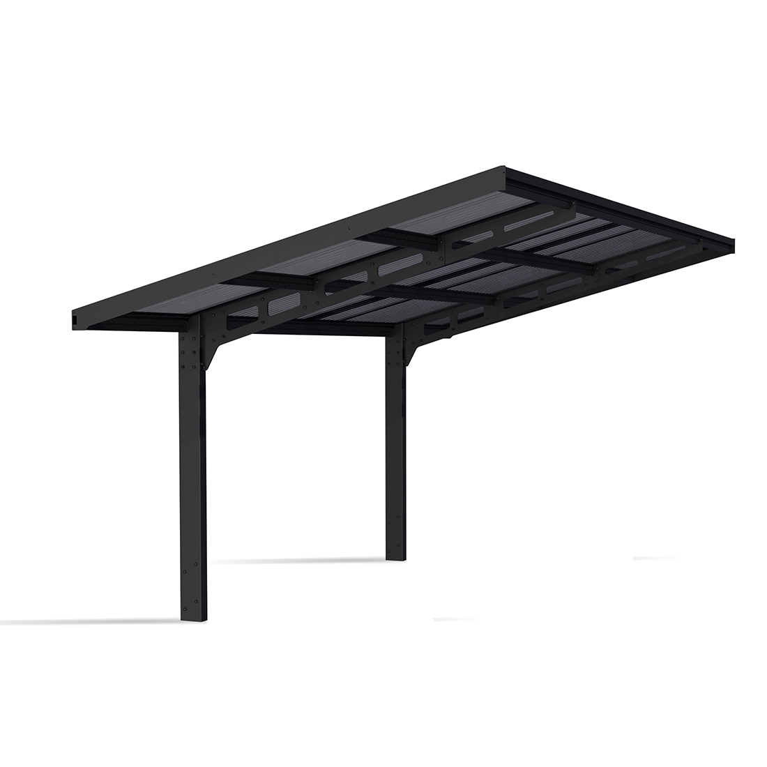 Carport Canopia by Palram Sydney Wave 3X6 m Svart i Metall