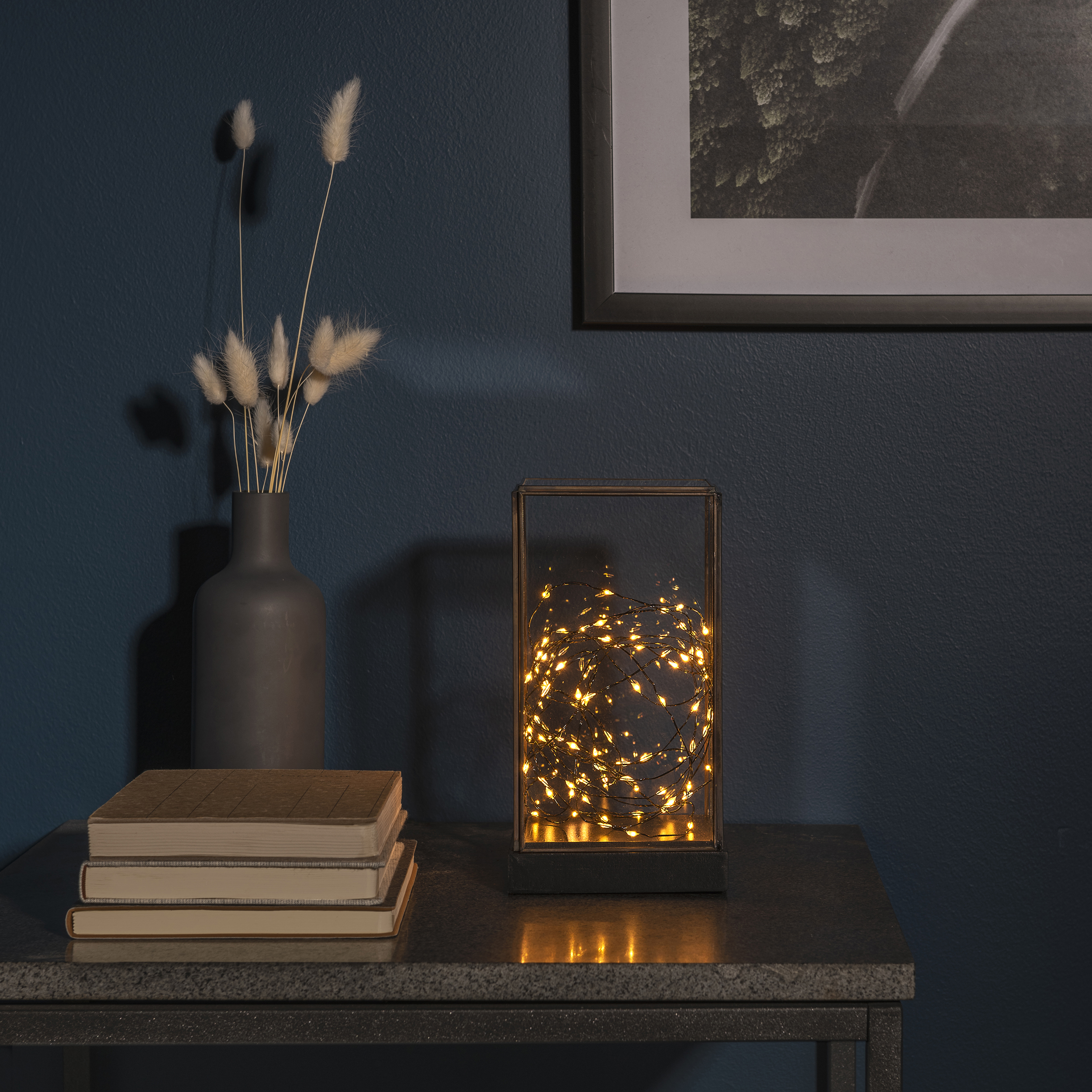 Glaslanterna Gnosjö Konstsmide 3xAA