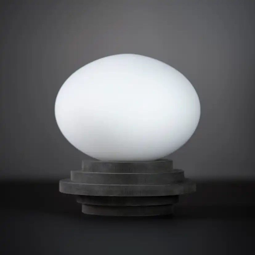 Bordslampa Markslöjd Amfi 1L Mörk Grå/Vit