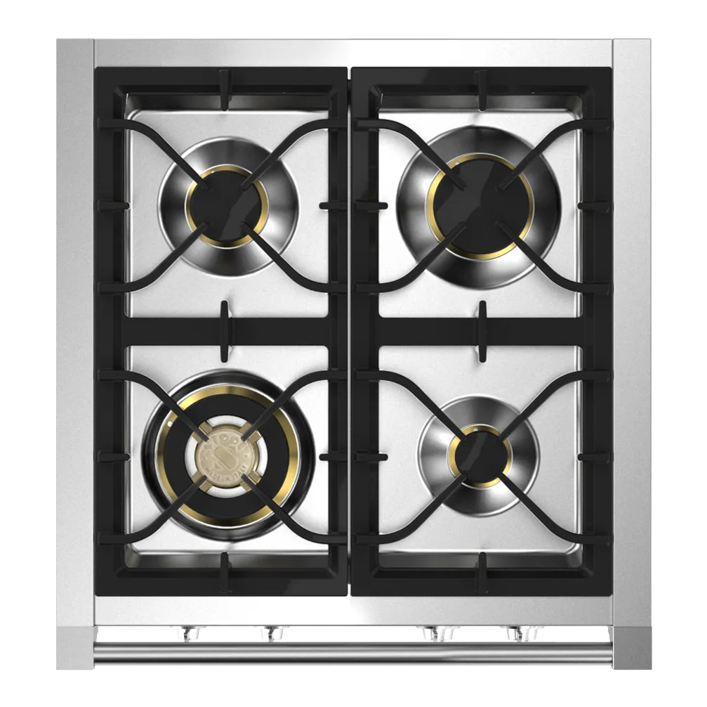 Gasolspis Steel Ascot Combi-Steam 70cm med Ugn