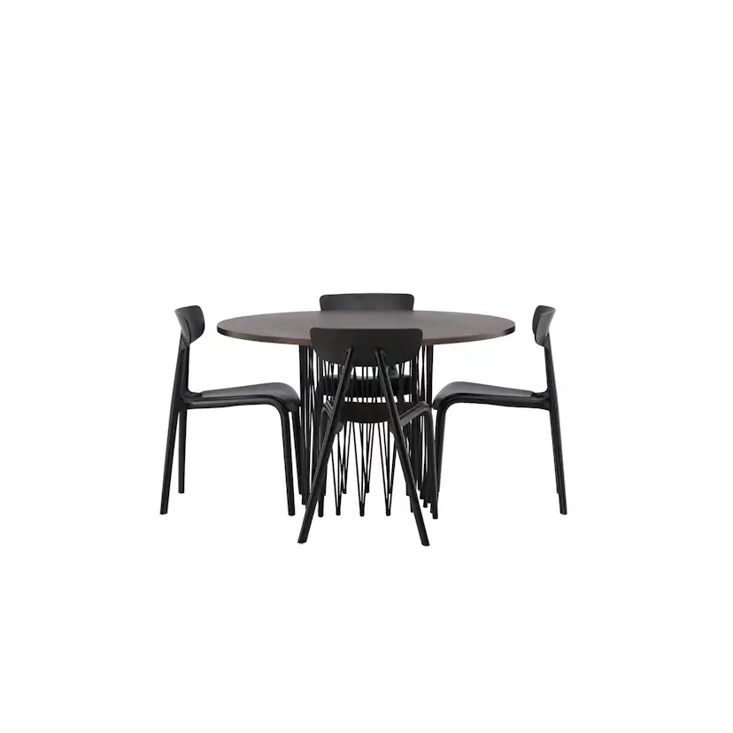 Matgrupp furniture/fashion Stone med 4 Ursholmen Stolar