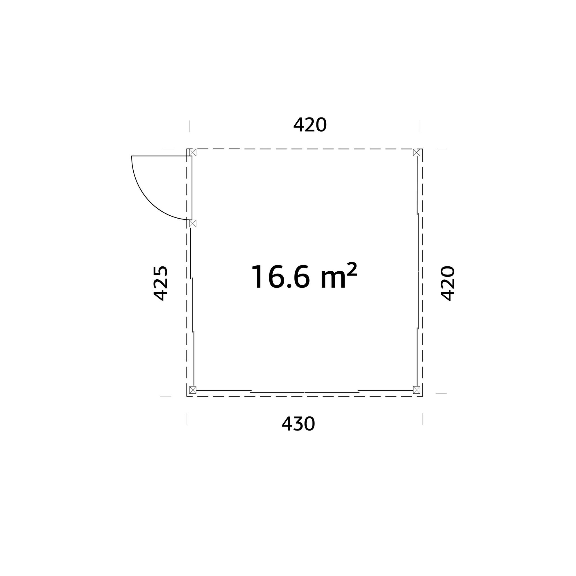Uterum Palmako Lumi 17,6 m² (inv. 16,6 m²) Slide