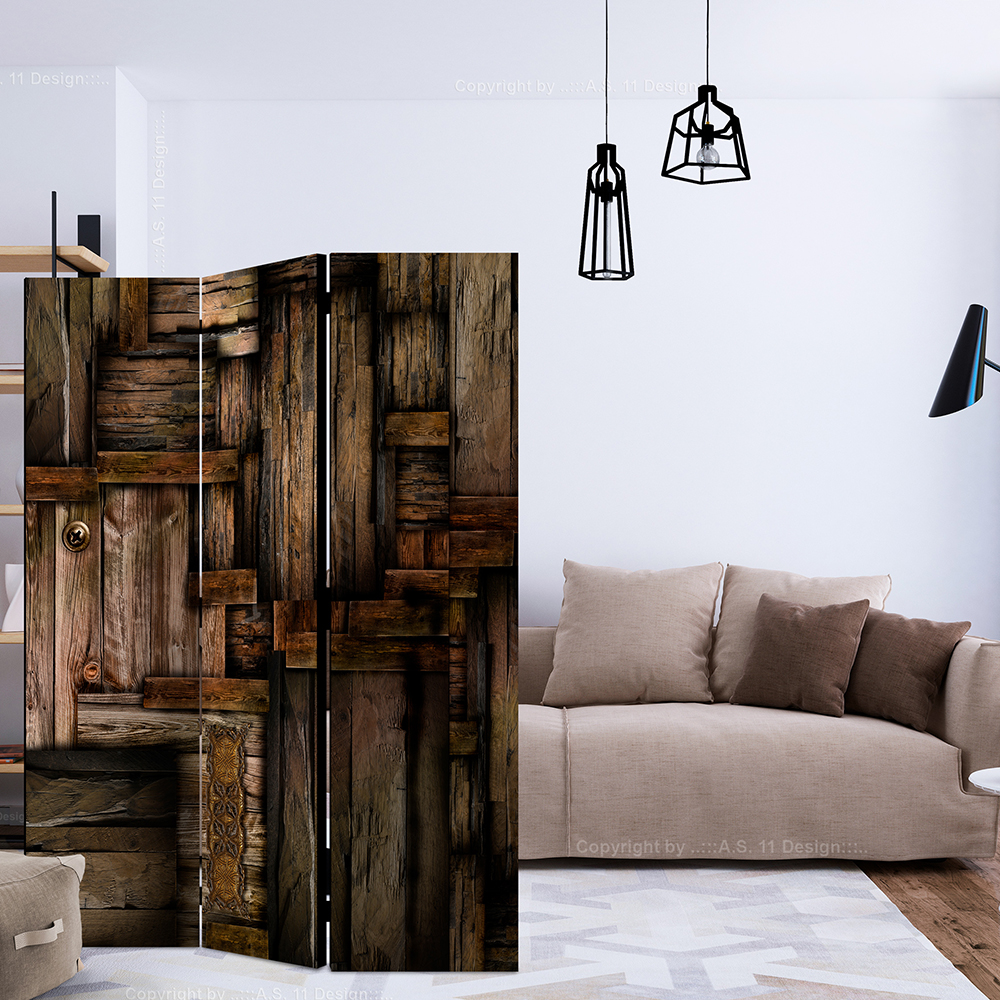 Rumsavdelare Skärmvägg Arkiio Wooden Puzzle 135x172 cm