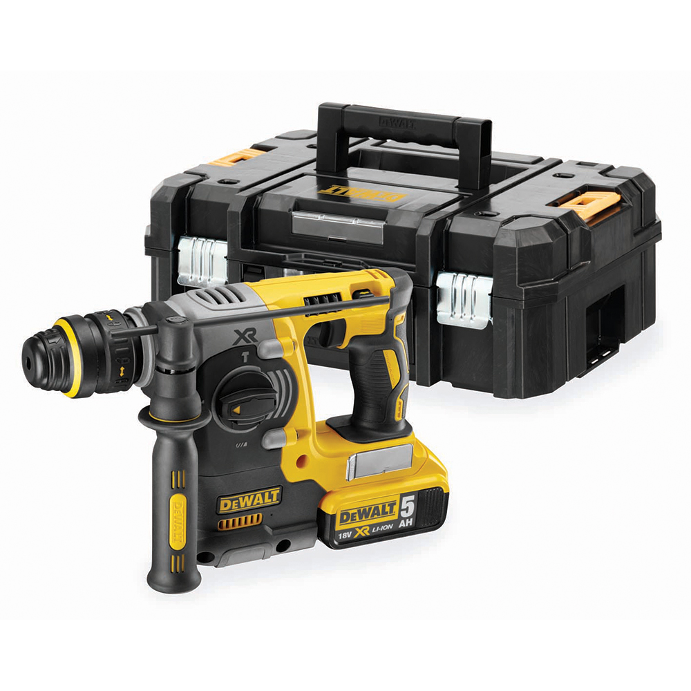 Borrhammare Dewalt DCH274P2T-QW Med batteri och laddare 18 V