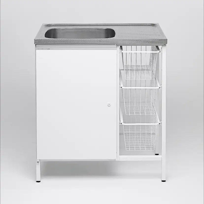 Tvättbänk Contura Steel CAB 8 Vit