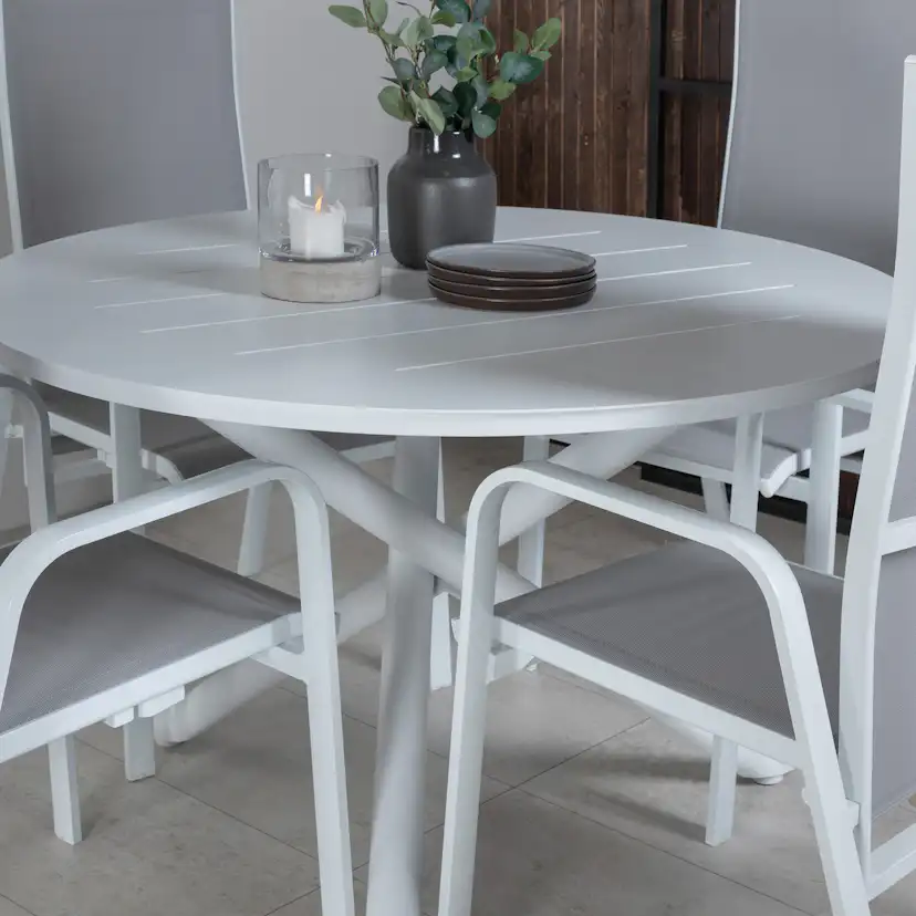 Matgrupp Venture Home Ande med 4 Cubb Recliner Matstolar