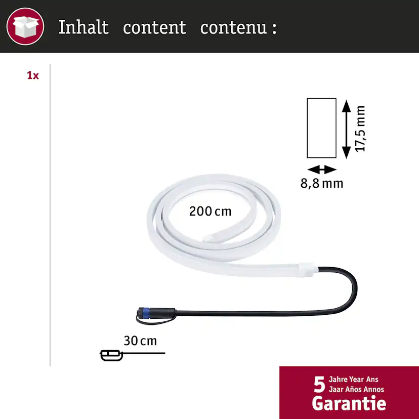 LED-strip Paulmann Smooth Plug & Shine IP67 24V
