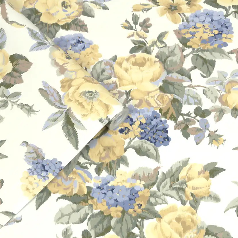 Tapet Laura Ashley Pembrey Pale Guld 118470