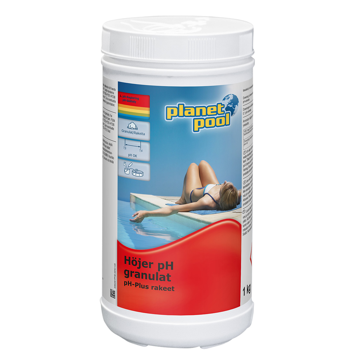 Granulat Planet Pool pH Höjande Poolkemi 1kg