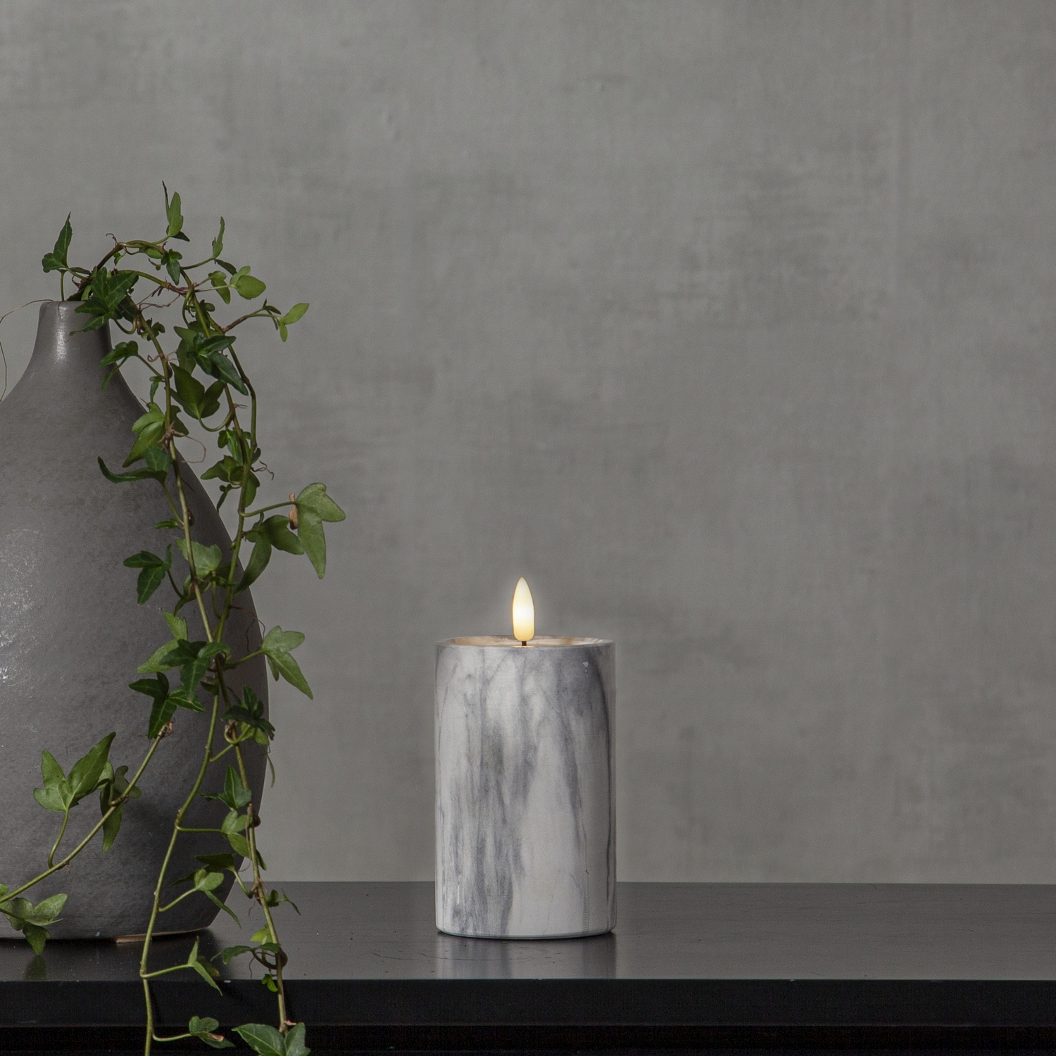 Blockljus Star Trading Flamme Marble