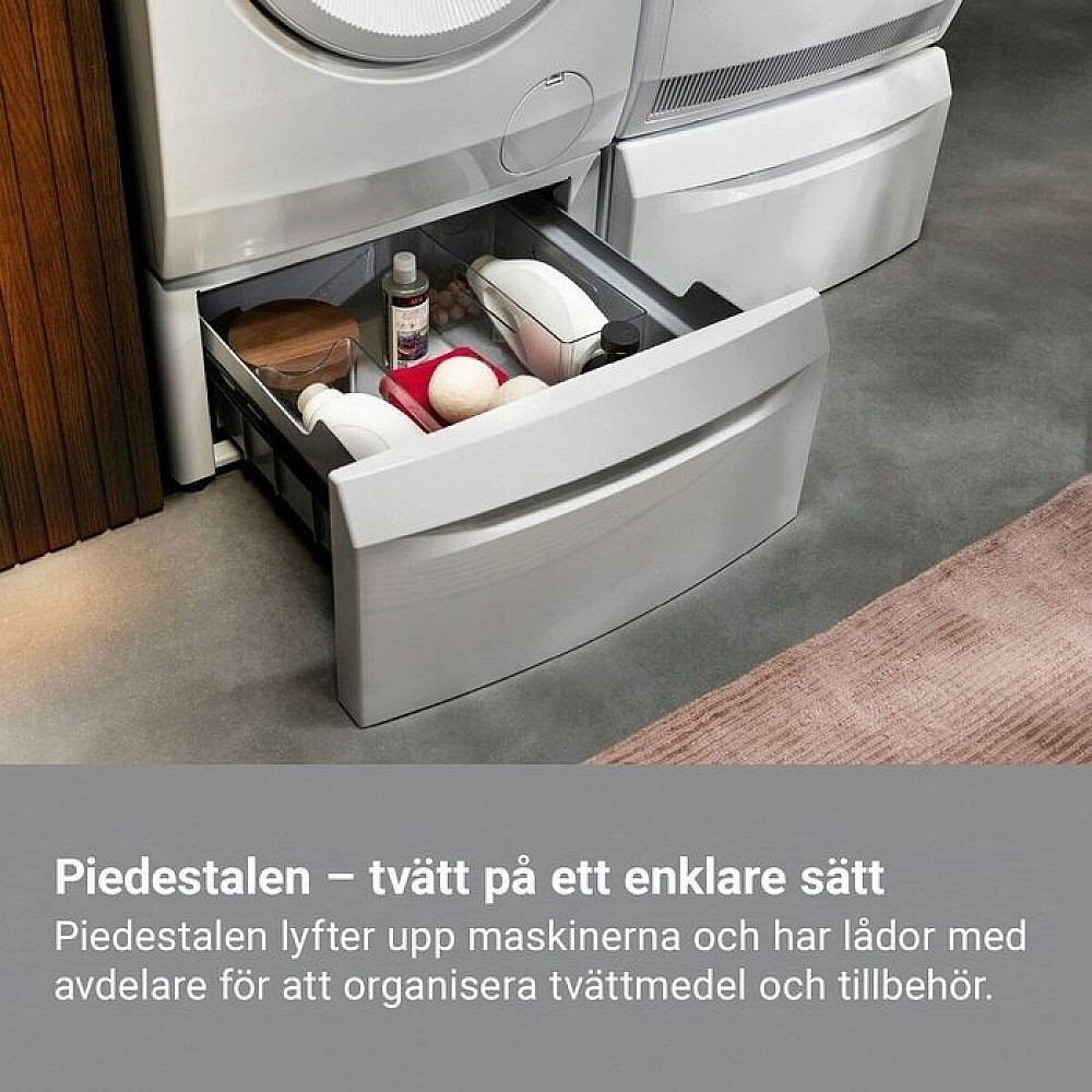 Sockel Electrolux M1WYHPE3 med Utdragbarlåda för Tvättmaskin och Torktumlare