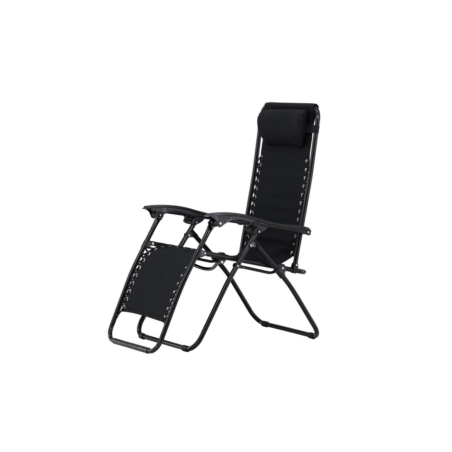 Vulcano Sun Lounge - Black / Black Solstol Venture Home Vulcano
