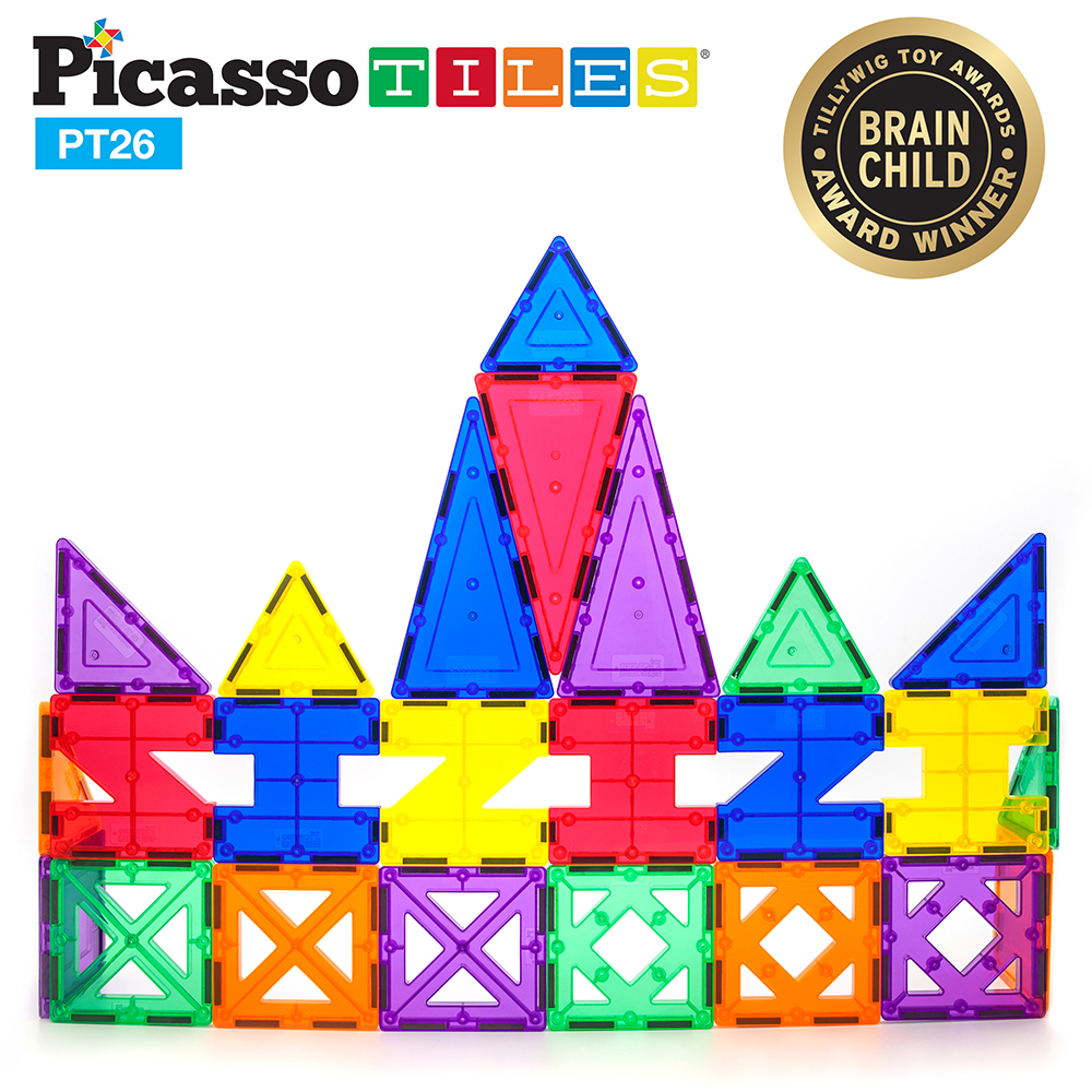 Magnetplattor Picasso Tiles 26 bitar