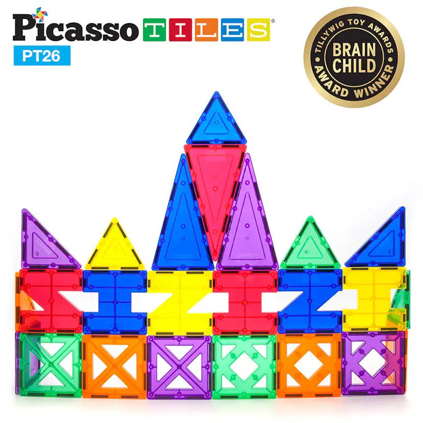 Magnetplattor Picasso Tiles 26 bitar