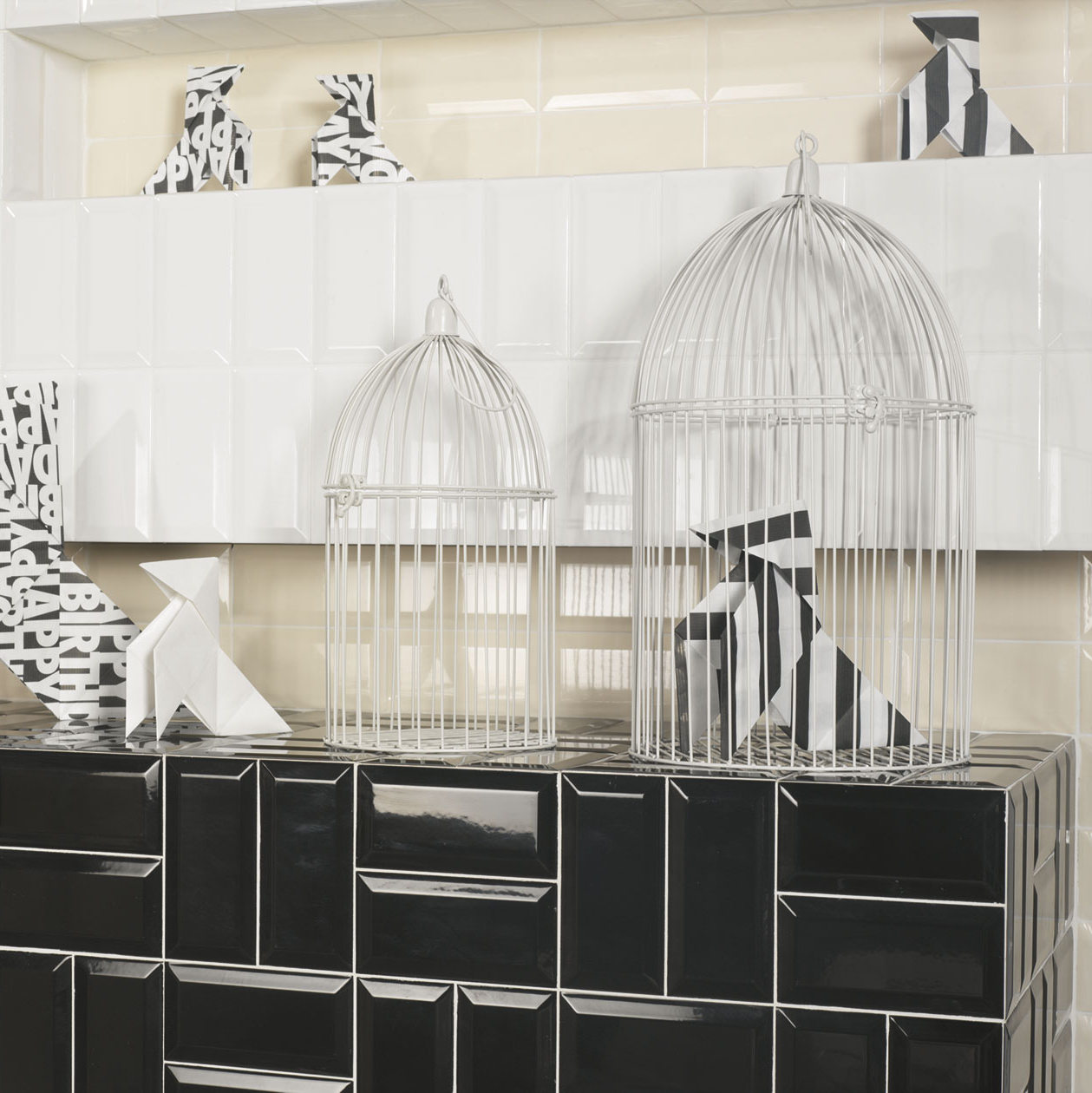 Kakel Formhome Metro Svart Blank 7,5x15 cm